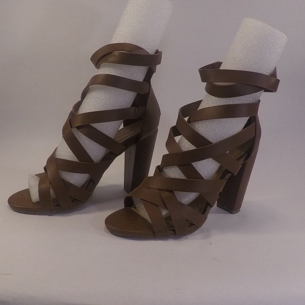 Bamboo Brother Leather Strapped Sandals